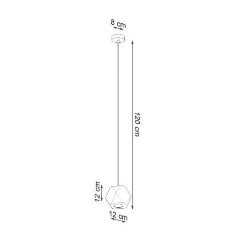 Lampa wisząca WOODY naturalne drewno