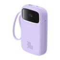 Powerbank BASEUS QPow 2 10000mAh 30W (fioletowy)