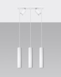 Lampa wisząca RING 3 biały