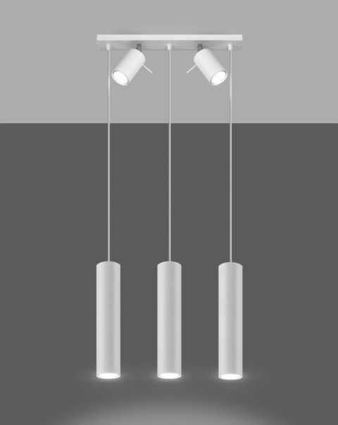 Lampa wisząca RING 3 biały