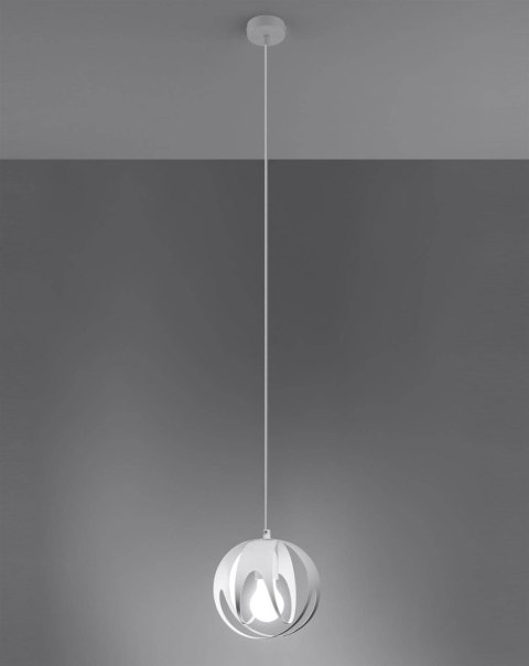 Lampa wisząca TULOS 1 biała