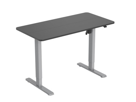 Equip 650811 biurko komputerowe Czarny, Szary