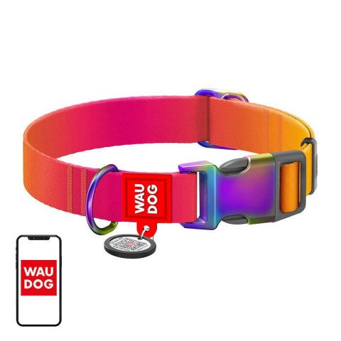 Obroża WAUDOG gradient XL (pomarańczowa)