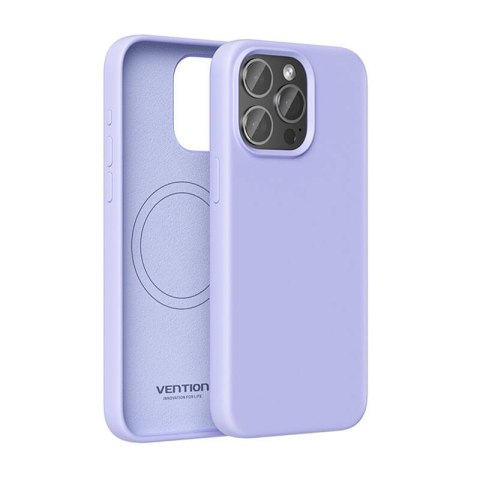 Etui silikonowe VENTION KUFV0-40 do iPhone 15 Pro Max (fioletowe)