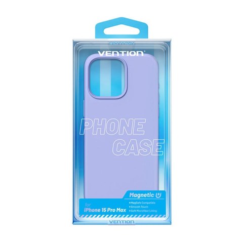 Etui silikonowe VENTION KUFV0-40 do iPhone 15 Pro Max (fioletowe)