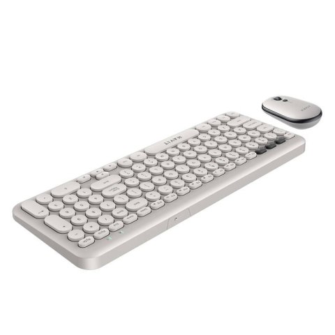 Bezprzewodowy zestaw gamingowy 2w1 Havit KB254GCM klawiatura + mysz (szary) (QWERTY)