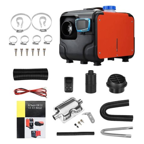 Ogrzewanie postojowe / nagrzewnica Blitzwolf BW-AH-H2-BT, 5kw sterowane aplikacją z interfejsem standardowym-bananowym + Bluetoo