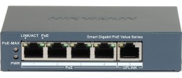SWITCH POE DS-3E1505P-EI/M 4-PORTOWY Hikvision