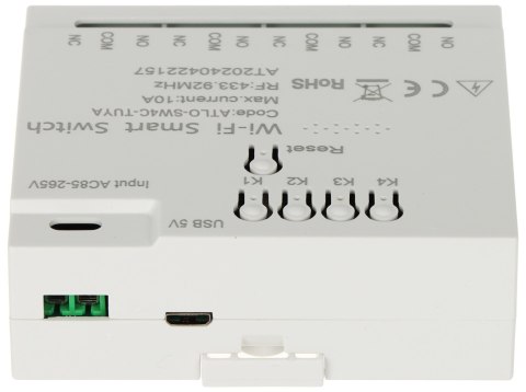 INTELIGENTNY PRZEŁĄCZNIK ATLO-SW4C-TUYA Wi-Fi, Tuya Smart