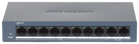 SWITCH POE DS-XS0110-P 8-PORTOWY Hikvision