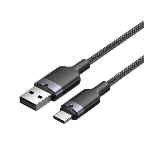 Kabel USB 2.0 A do USB-C 3A Vention CTNBF 1 M (czarny)