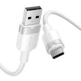 Kabel USB 2.0 A do USB-C 3A Vention CTNWF 1M (biały)