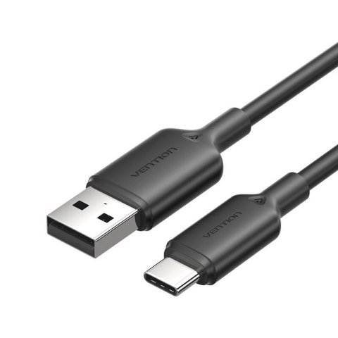 Kabel USB 2.0 A do USB-C 3A Vention CTQBH 2M (czarny)
