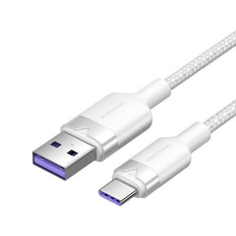 Kabel USB 2.0 A do USB-C 6A Vention CTOWH 2M (biały)