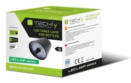Techly I-LAMP-BOTTLE abażur Sypialnia, Kawa, Jadalnia, Hotel, Kuchnia, Salon, Restauracja Czarny Kopolimer akrylonitrylo-butadie