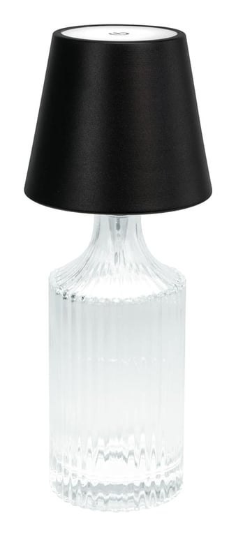 Techly I-LAMP-BOTTLE abażur Sypialnia, Kawa, Jadalnia, Hotel, Kuchnia, Salon, Restauracja Czarny Kopolimer akrylonitrylo-butadie