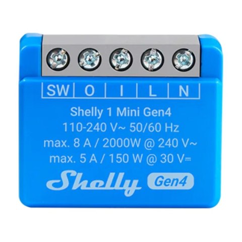 Przekaźnik SHELLY 1 Mini Gen4 Zigbee Matter