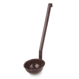 Chochla Emaliowana ORION BROWN 170 ml 35 cm Brązowa Retro do Zupy
