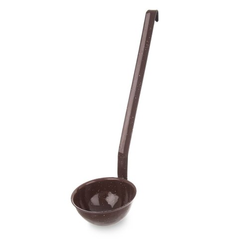 Chochla Emaliowana ORION BROWN 170 ml 35 cm Brązowa Retro do Zupy