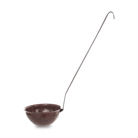Chochla Emaliowana ORION BROWN 170 ml 35 cm Brązowa Retro do Zupy