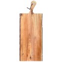 Deska Akacjowa ORION 56 x 20 cm z Uchem Serwowania Naturalne Krawędzie