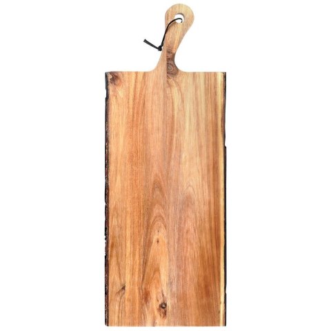 Deska Akacjowa ORION 56 x 20 cm z Uchem Serwowania Naturalne Krawędzie