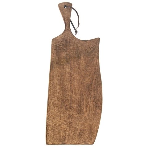 Deska Mangowiec ORION 61 x 22 cm Nieregularna z Uchem do Krojenia