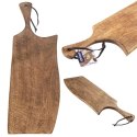 Deska Mangowiec ORION 61 x 22 cm Nieregularna z Uchem do Krojenia