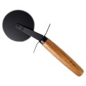 Zestaw Deska do Pizzy Drewniana Okrągła z Nożem EXCELLENT HOUSEWARE 30 cm