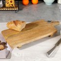 Deska na Nóżkach do Serwowania Serów Wędlin Drewniana ORION 50x21 cm