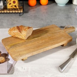 Deska na Nóżkach do Serwowania Serów Wędlin Drewniana ORION 50x21 cm