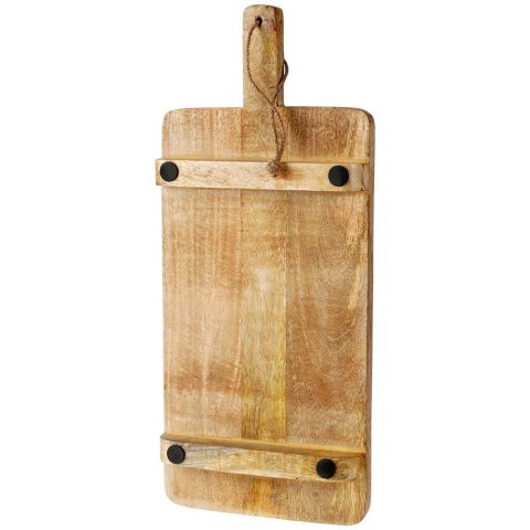 Deska na Nóżkach do Serwowania Serów Wędlin Drewniana ORION 50x21 cm