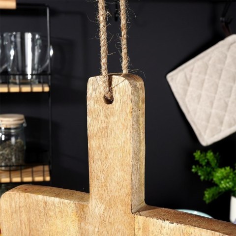 Deska na Nóżkach do Serwowania Serów Wędlin Drewniana ORION 50x21 cm