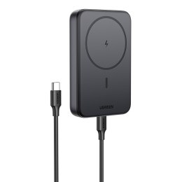 Powerbank magnetyczny 10000mAh Ugreen PB763, Qi2, USB-C, 20W (czarny)