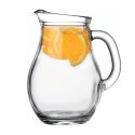 Dzbanek Szklany ORION 250 ml Stołowy z Uchem i Dzióbkiem do Mleka Sosów