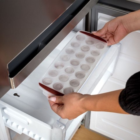 Forma do Kostek Lodu NAVA TERRESTRIAL Okrągłe Silikonowe Dno 21 szt.