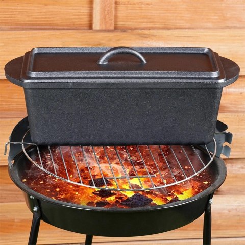 Forma do Wypiekania Chleba z Pokrywką Żeliwna VILDE 35 cm 3 L