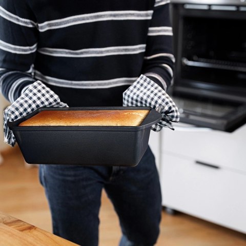 Forma do Wypiekania Chleba z Pokrywką Żeliwna VILDE 35 cm 3 L