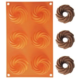 Forma do Babeczek Silikonowa ORION SILLINIE 28 x 17 cm do Zmywarki