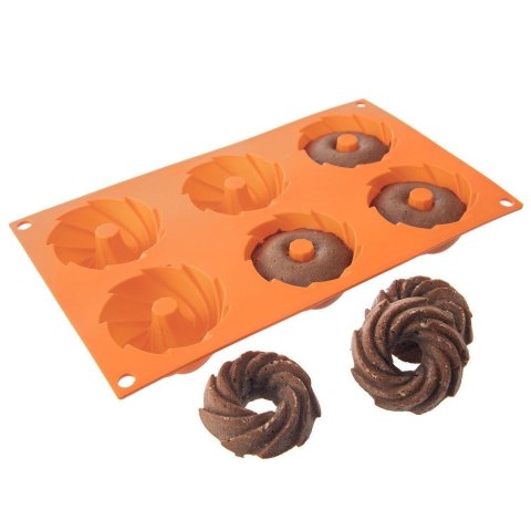 Forma do Babeczek Silikonowa ORION SILLINIE 28 x 17 cm do Zmywarki