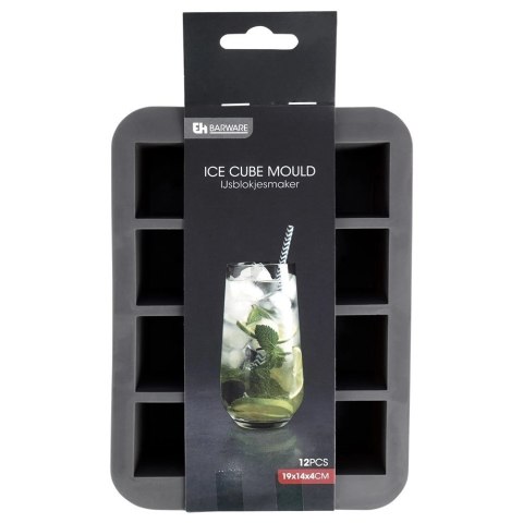 Forma do Kostek Lodu EXCELLENT Silikonowa 19,5 x 14 cm Kwadrat 12 szt.