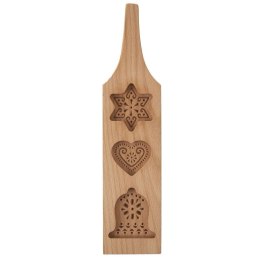 Forma do Ciastek Świątecznych Drewniana z Wzorem ORION 35x8 cm