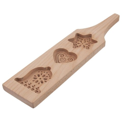 Forma do Ciastek Świątecznych Drewniana z Wzorem ORION 35x8 cm