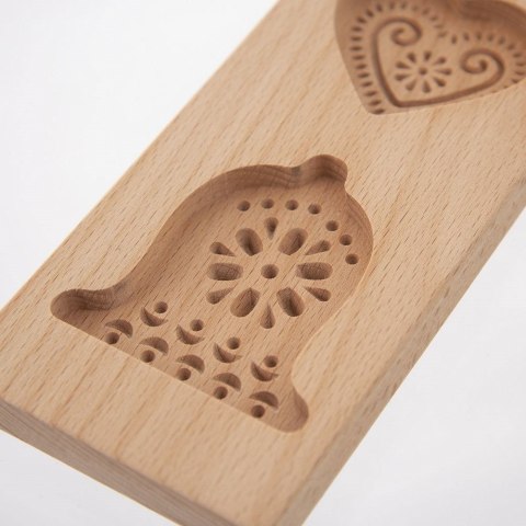 Forma do Ciastek Świątecznych Drewniana z Wzorem ORION 35x8 cm