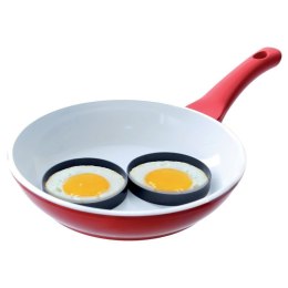 Forma do Jajek Sadzonych Metalowa ORION 7,5 cm Nieprzywierająca 2 szt.