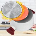 Garnek Granitowy ze Szklaną Pokrywką Gaz Indukcja NAVA 26 cm 5,2 L