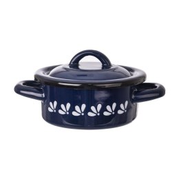 Garnek Emaliowany Niebieski Modrobila ORION 12 cm, 600 ml