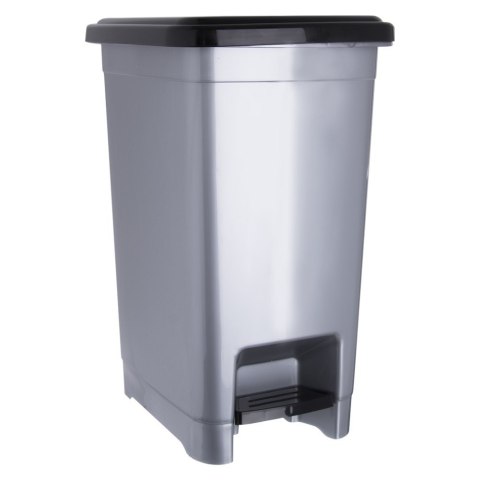 Kosz na Śmieci Plastikowy z Pedałem Wąski 10 L