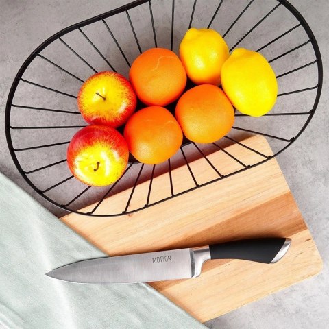 Koszyk Metalowy na Owoce i Warzywa Czarny Loftowy 40,5x25,5 cm NAVA