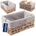 Koszyk Organizer na Chleb Pieczywo Akcesoria Handmade ORION 26,5x17x12,5 cm